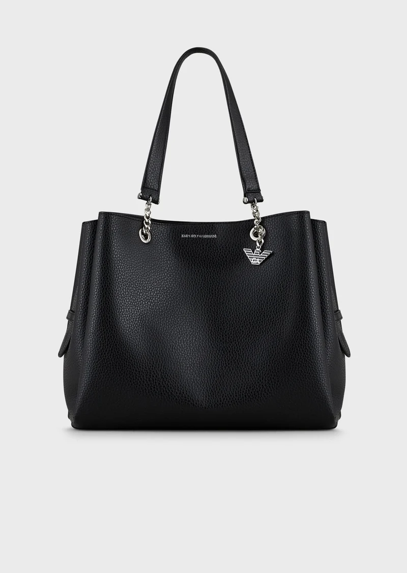 Sac porté épaule Emporio Armani avec logo et charm aigle