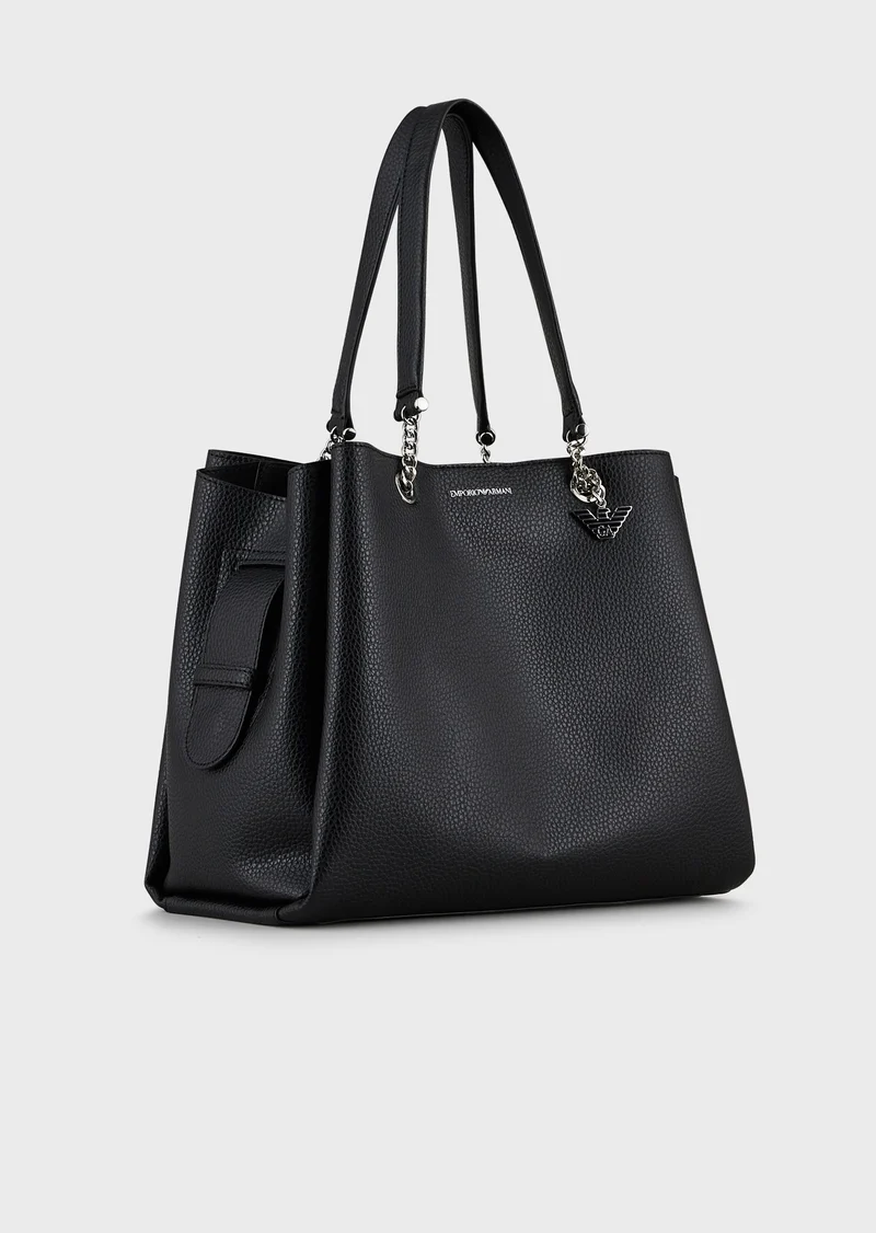 Sac porté épaule Emporio Armani avec logo et charm aigle