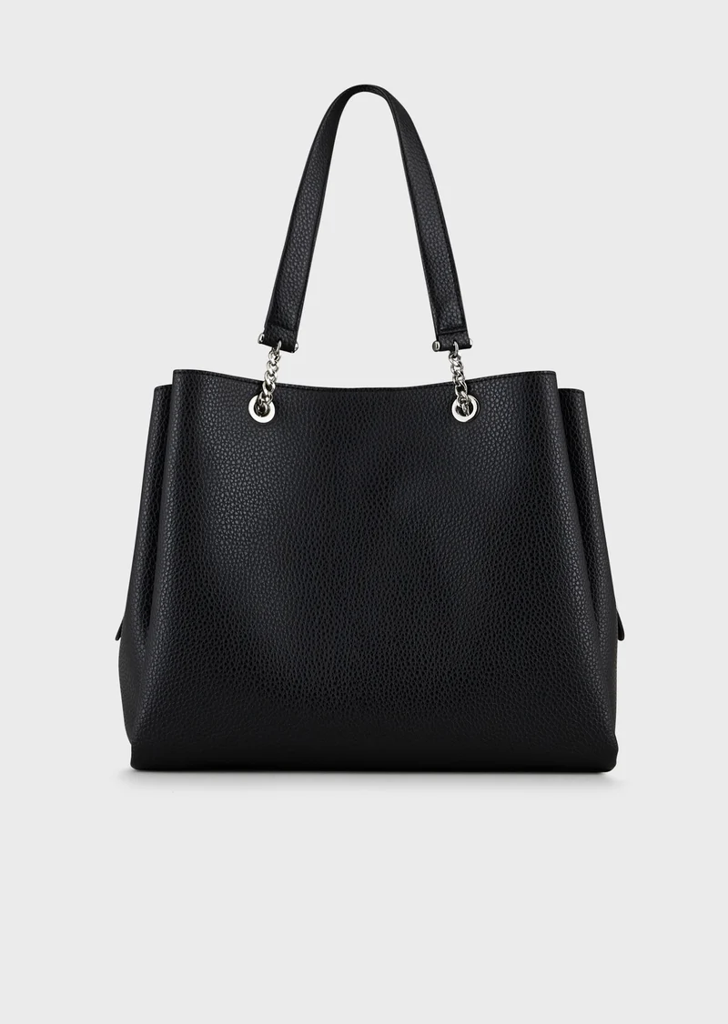Sac porté épaule Emporio Armani avec logo et charm aigle