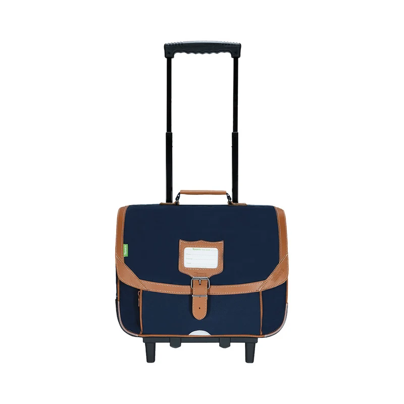 Cartable Tann's Trolley 38 cm Les Signatures Bleu