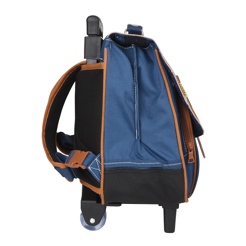 Cartable Tann's Trolley 38 cm Les Signatures Bleu