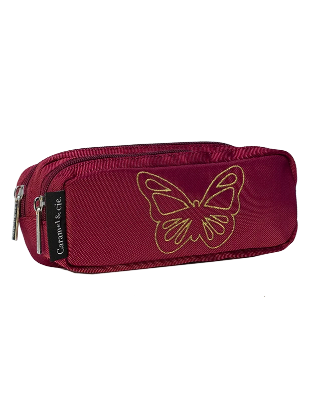 Caramel & cie trousse Papillons Rubis