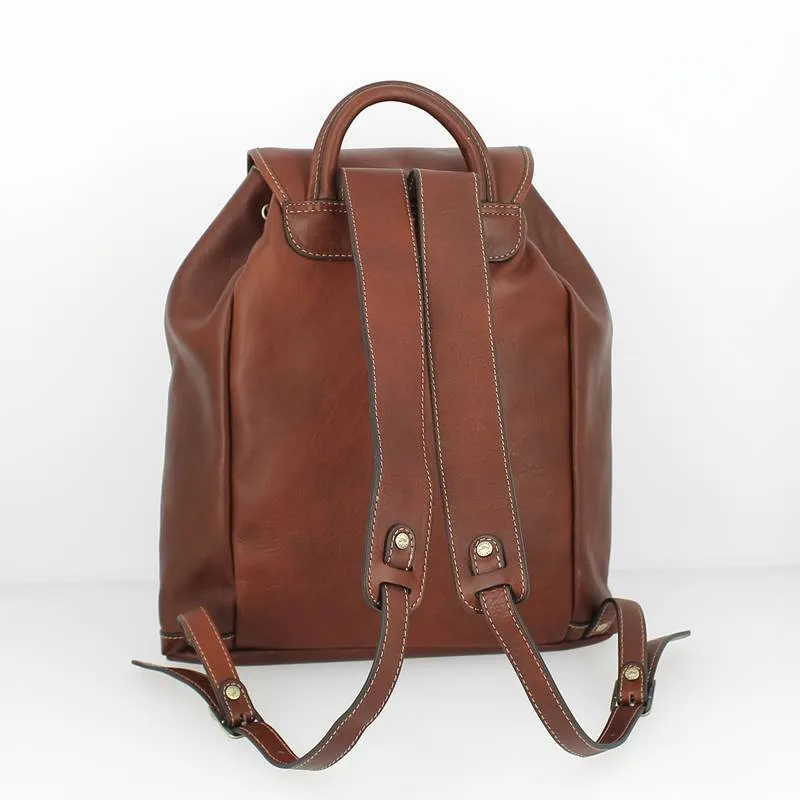 Sac à dos KATANA PC 13p cuir de vachette marron