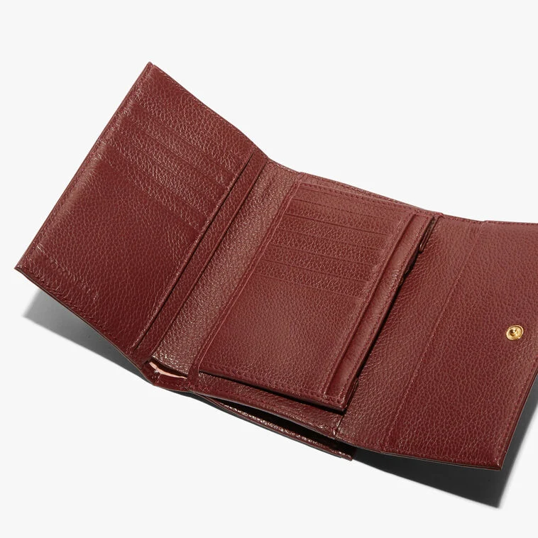 Portefeuille Coccinelle Metallic Croco