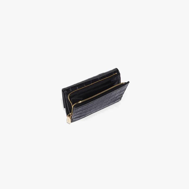 Portefeuille Coccinelle Metallic Croco