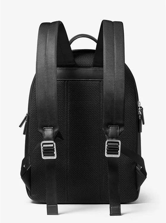 Sac à dos Michael Kors Greyson en cuir à rayures et à logo