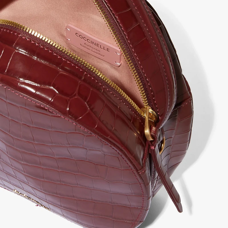 Sac bandoulière Coccinelle Jules Croco
