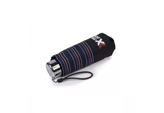 Parapluie ISOTONER Mini X-tra solide RAYURE CARAVELLE