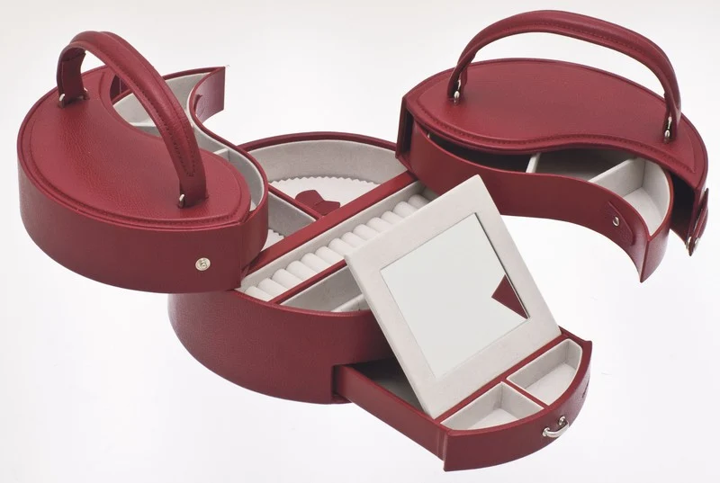 Coffret Bijoux Davidt's Euclide Rouge