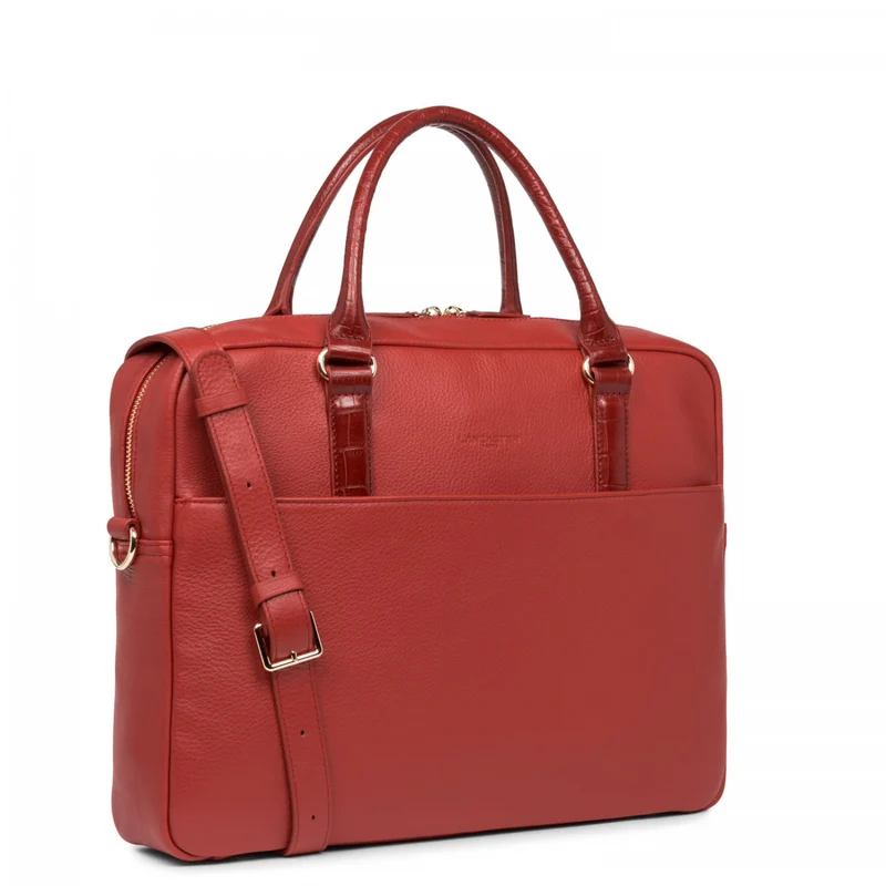 Porte-Document LANCASTER Mademoiselle Business Rouge
