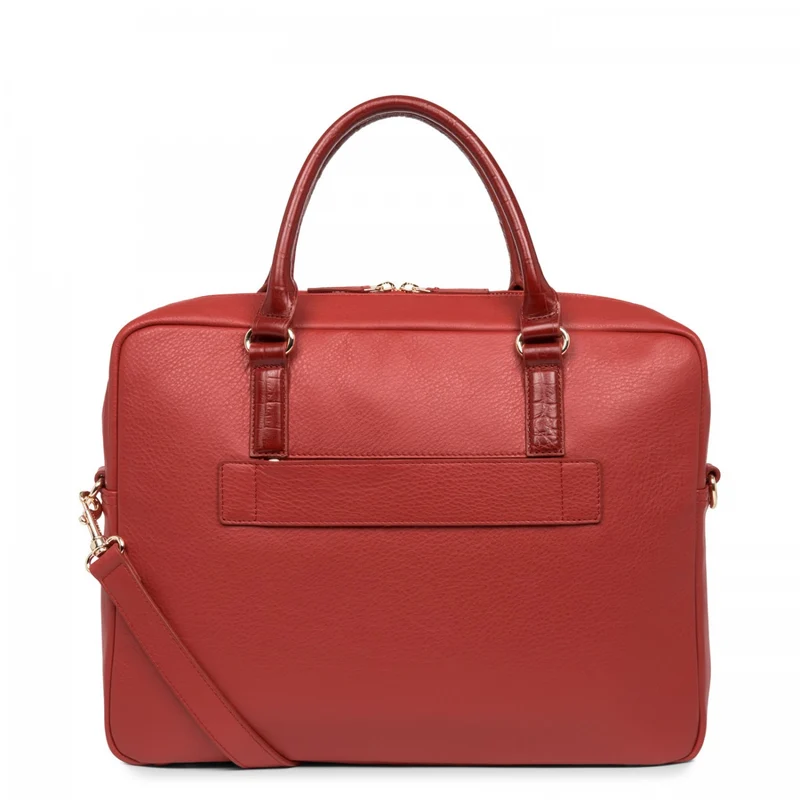 Porte-Document LANCASTER Mademoiselle Business Rouge