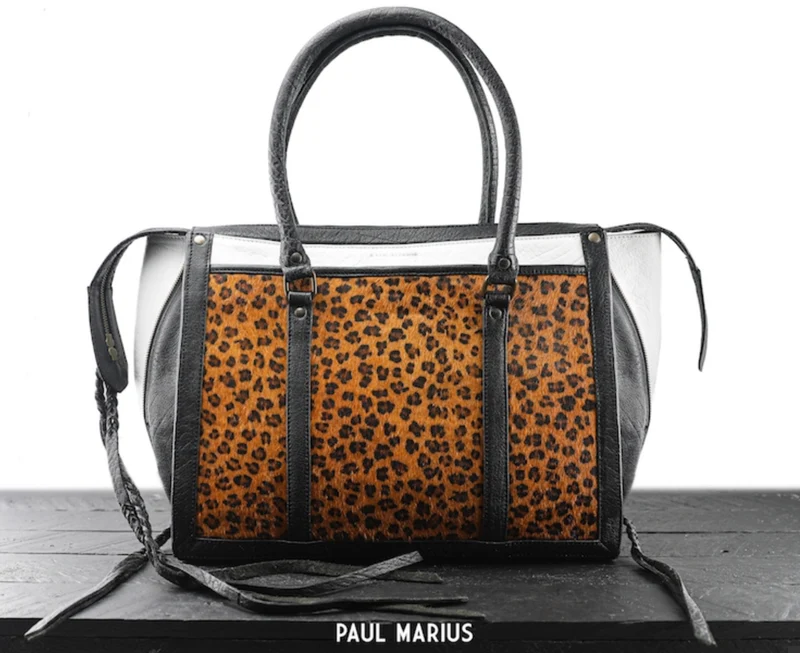 Paul Marius Le Rive Droite M Léopard Noir / Blanc