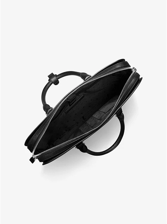 Porte-documents Michael Kors Henry en cuir grainé