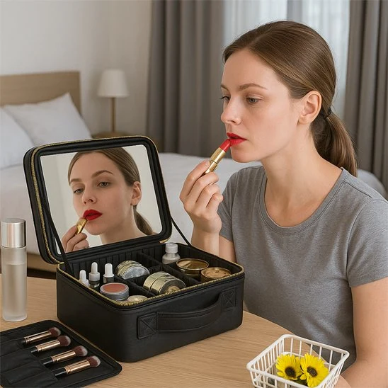 Trousse de maquillage | Miroir LED Zen Voyage
