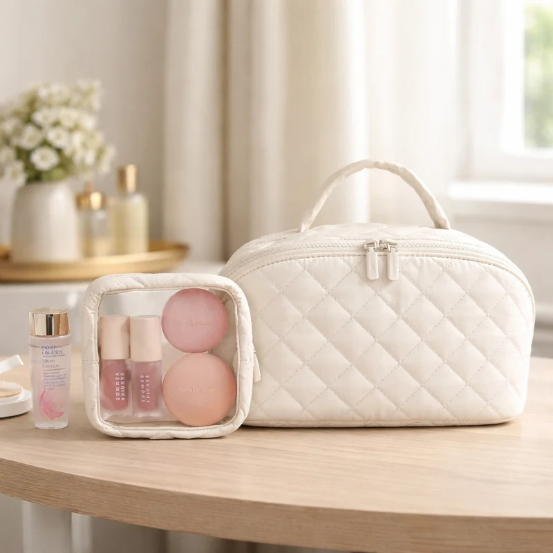 Trousse à Maquillage Élégante | Zen Cozy Chic Blossom