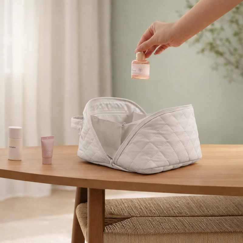Trousse à Maquillage Élégante | Zen Cozy Chic Blossom