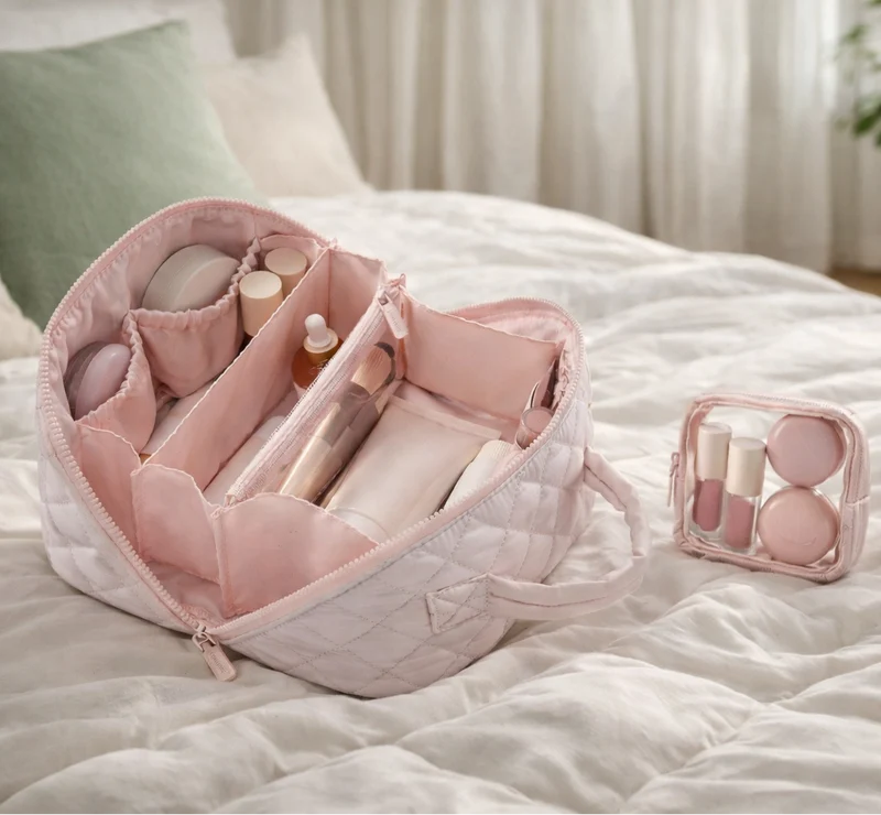Trousse à Maquillage Élégante | Zen Cozy Chic Blossom