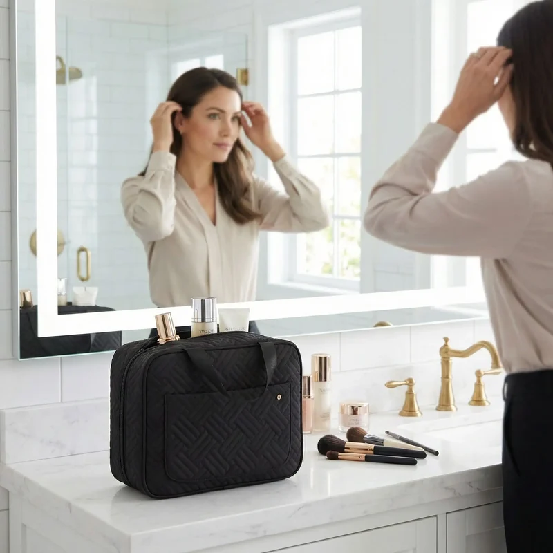 Trousse de toilette femme | Étanche Rétro