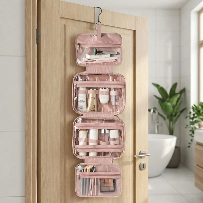 Trousse de toilette femme | Étanche Rétro