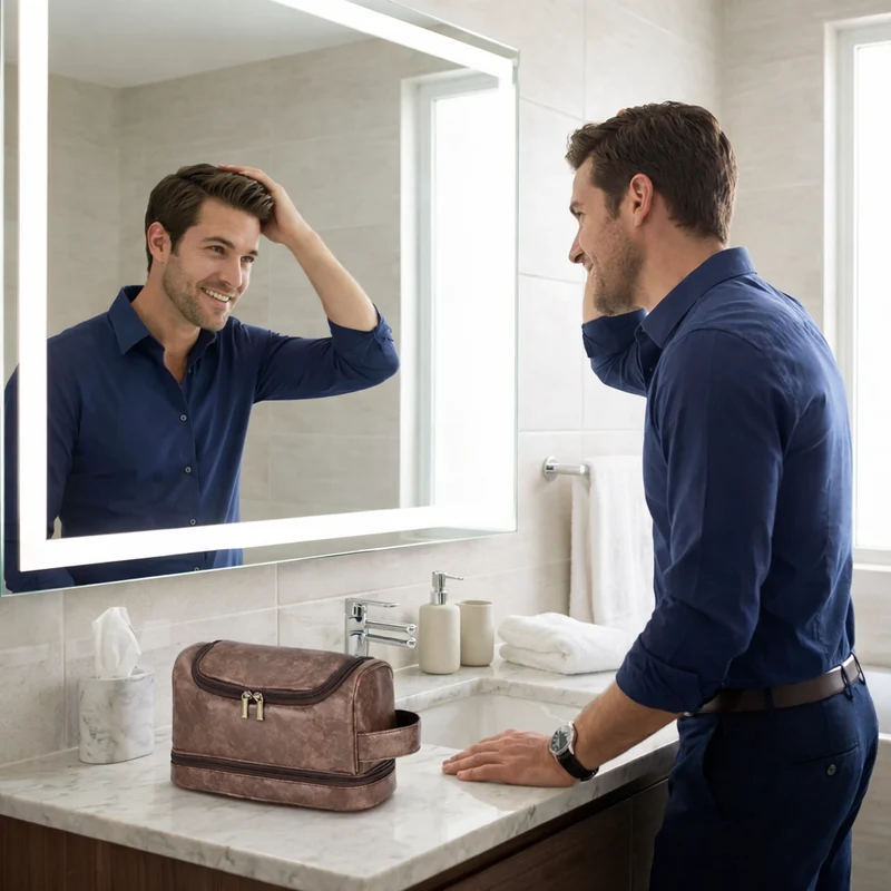 Trousse de toilette homme | Zen Lorenzo Élégance et organisation en voyage