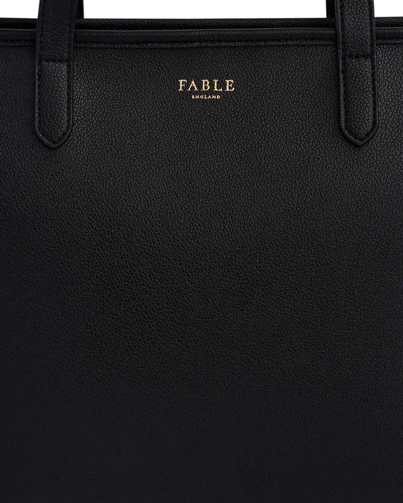 Laura Celestial Black Grab Tote