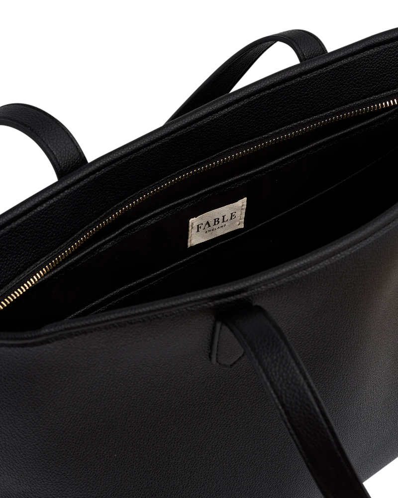 Laura Celestial Black Grab Tote