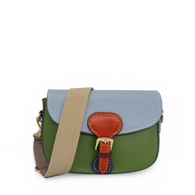 Mini-sac en cuir lisse MINI MADDY Multicolore 12