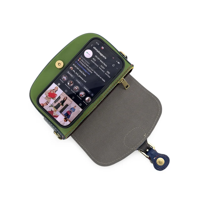 Mini-sac en cuir lisse MINI MADDY Multicolore 12