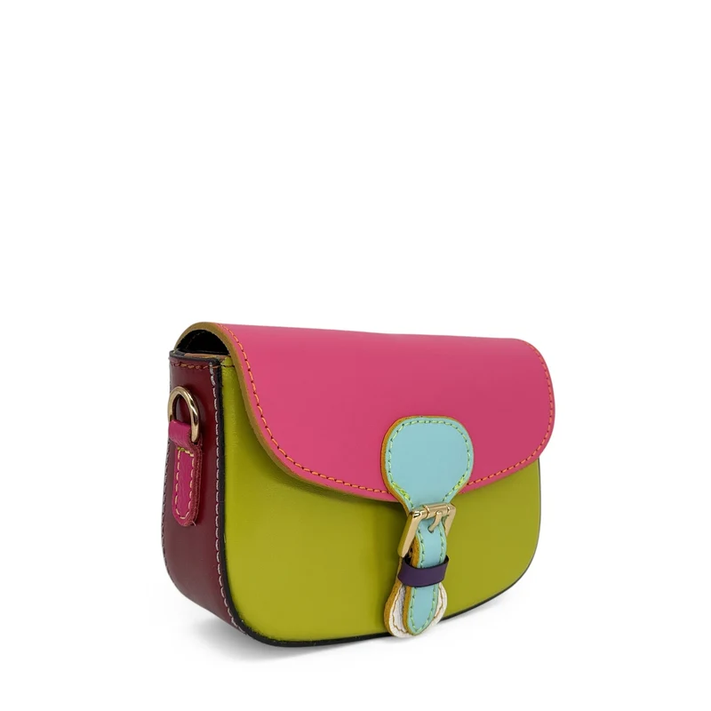 Mini-sac en cuir lisse MINI MADDY Multicolore 13