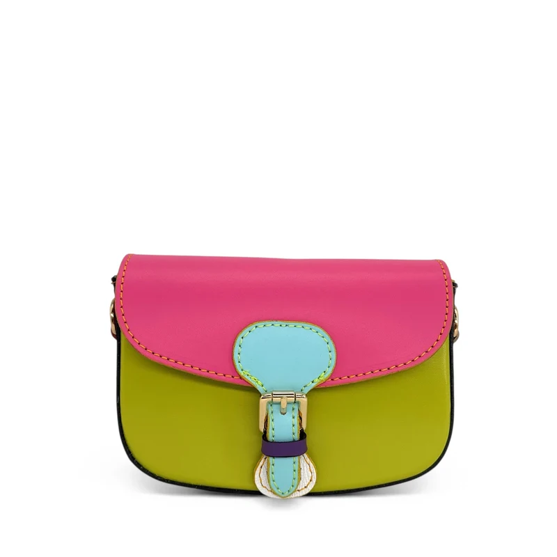 Mini-sac en cuir lisse MINI MADDY Multicolore 13