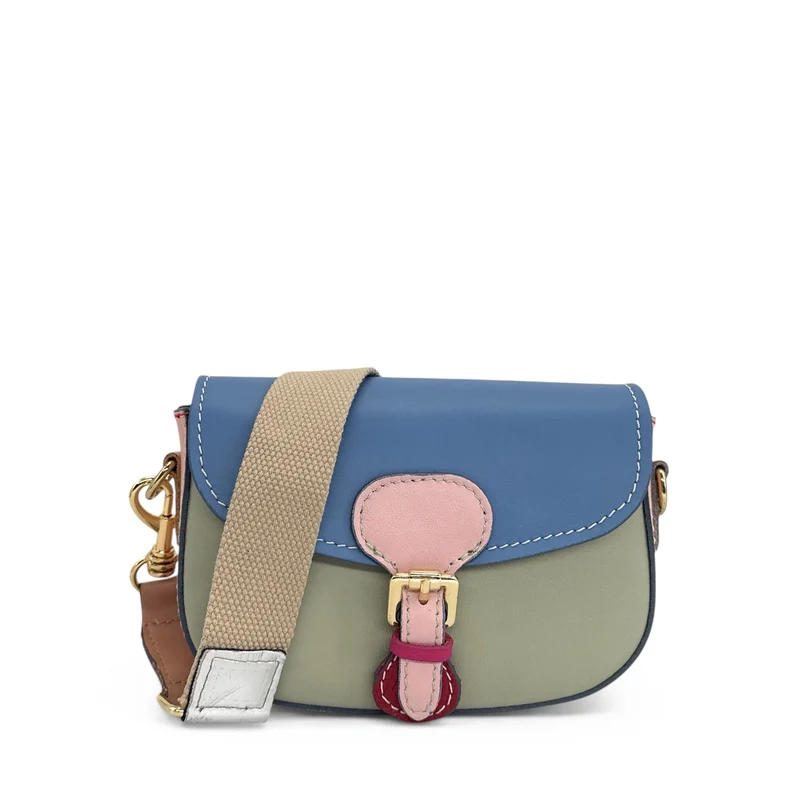 Mini-sac en cuir lisse MINI MADDY Multicolore 11
