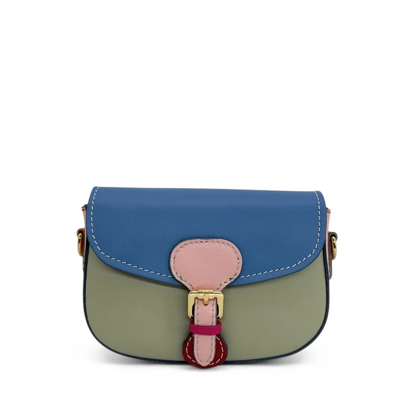 Mini-sac en cuir lisse MINI MADDY Multicolore 11