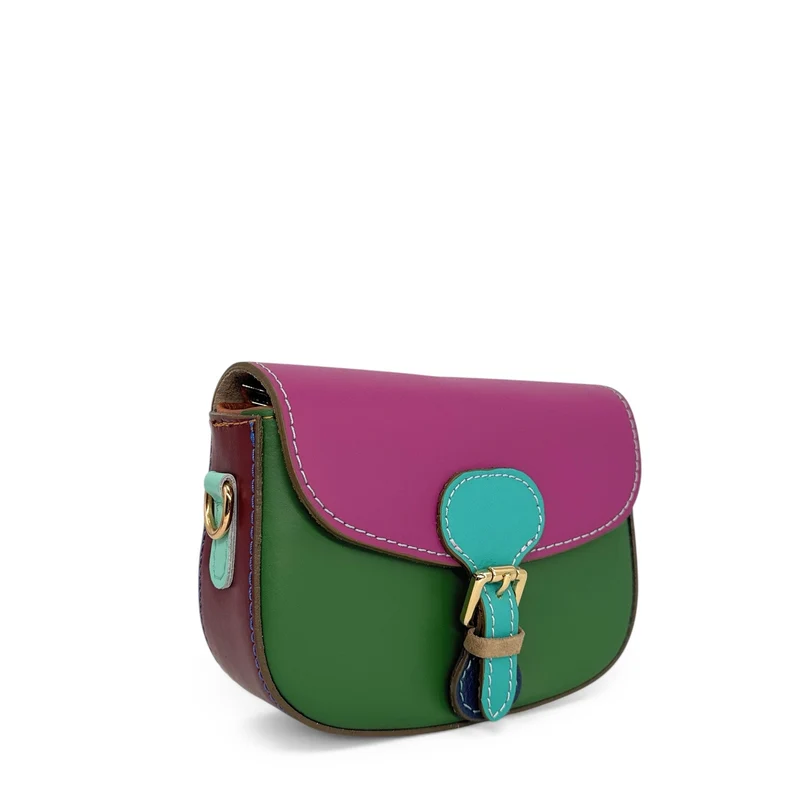 Mini-sac en cuir lisse MINI MADDY Multicolore 14