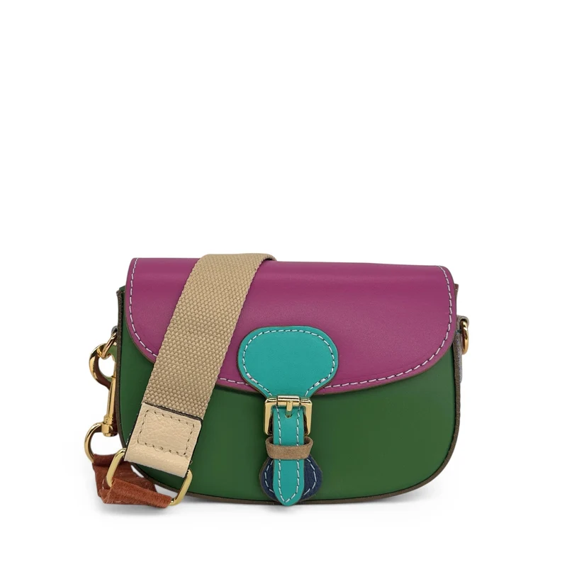 Mini-sac en cuir lisse MINI MADDY Multicolore 14