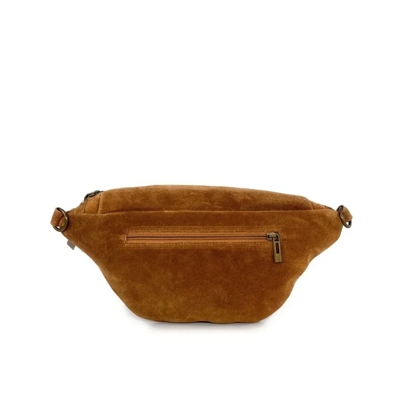 Sac banane en daim LILOU SUEDE Camel
