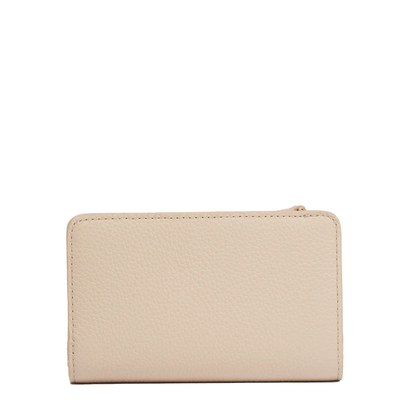 Rectangular zip compact wallet