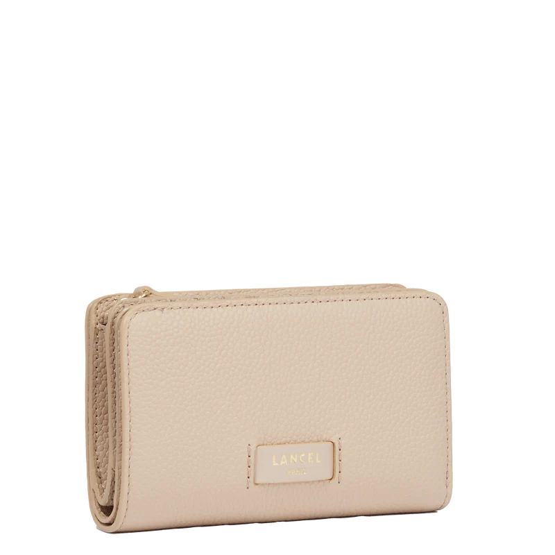Rectangular zip compact wallet
