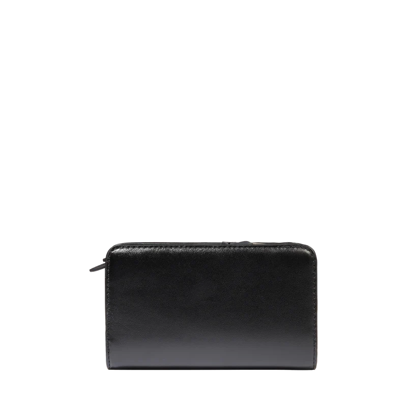 RECTANGULAR ZIP COMPACT WALLET