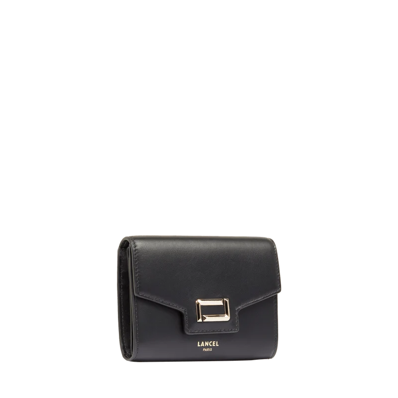 Rectangular flap compact wallet