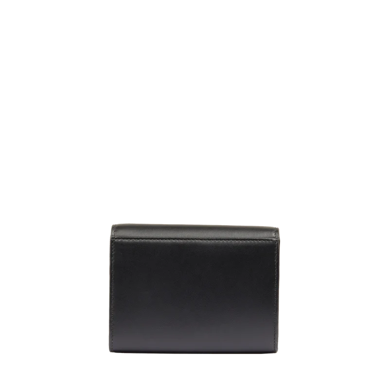 Rectangular flap compact wallet