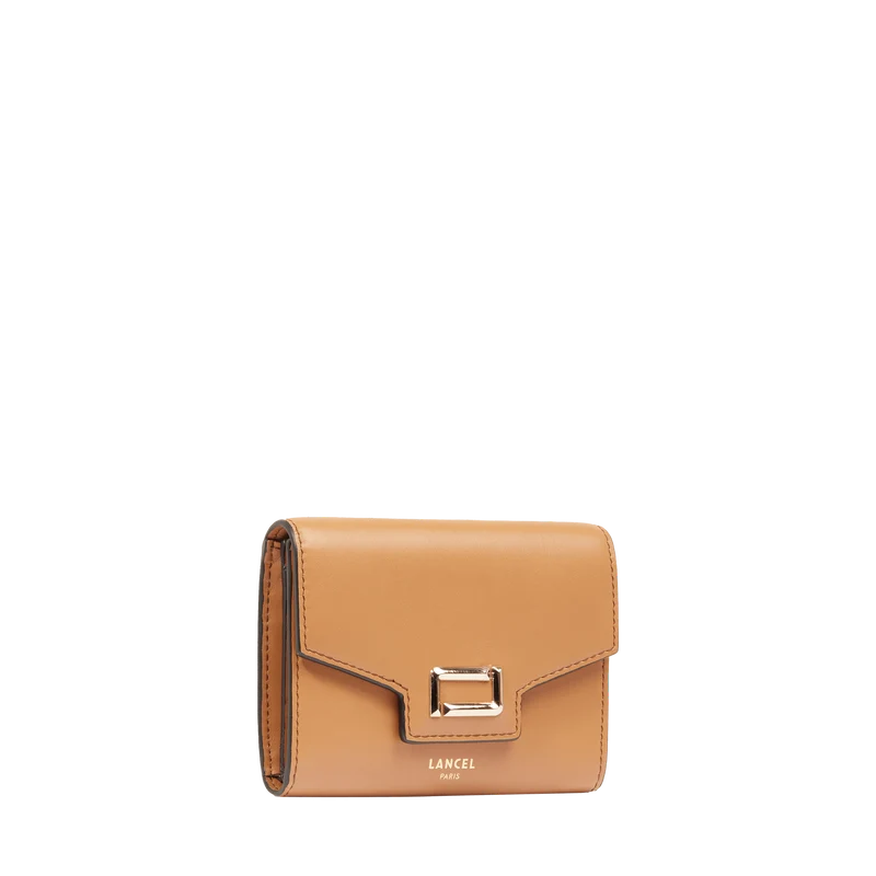 Rectangular flap compact wallet