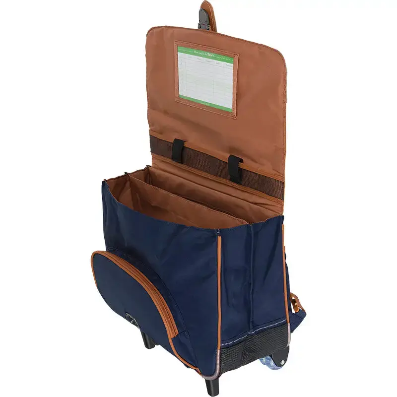 Cartable roulettes Tann's "Camille" 38cm