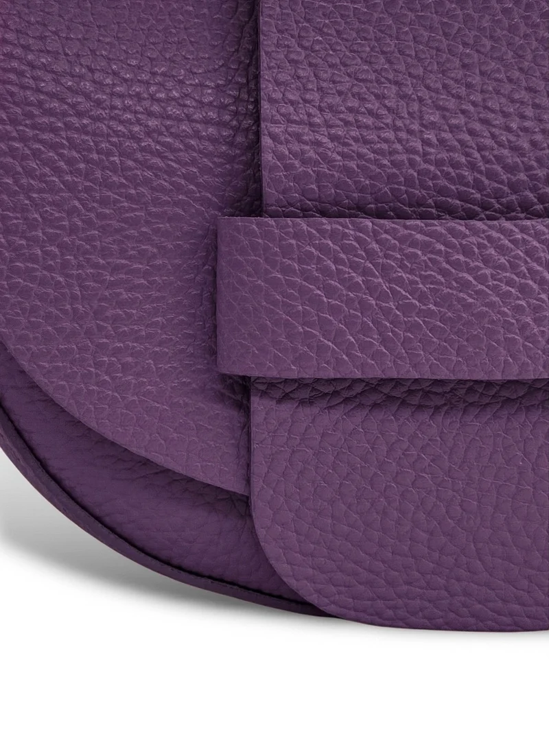 Mini sac besace en cuir grainé LOLLY Violet