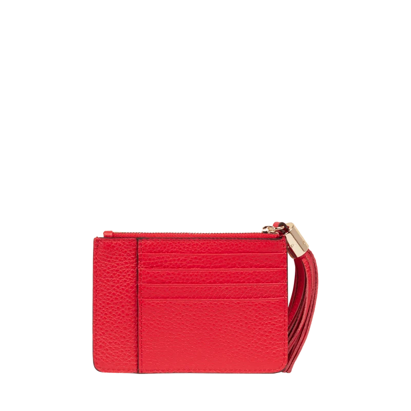 L zip card holder