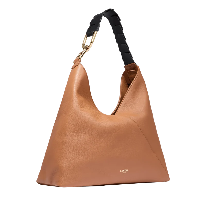 L zip hobo bag