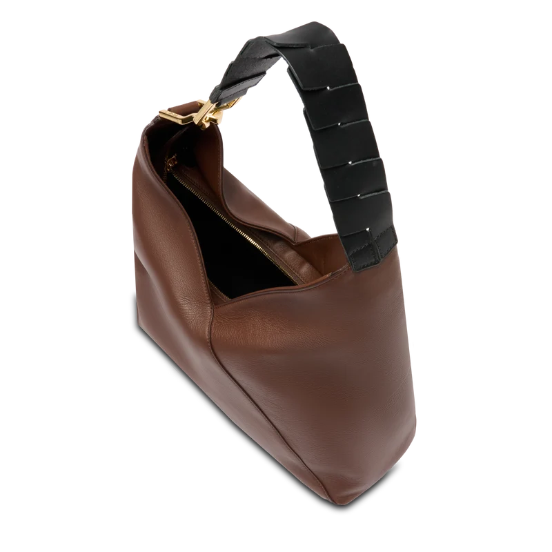 L ZIP HOBO BAG