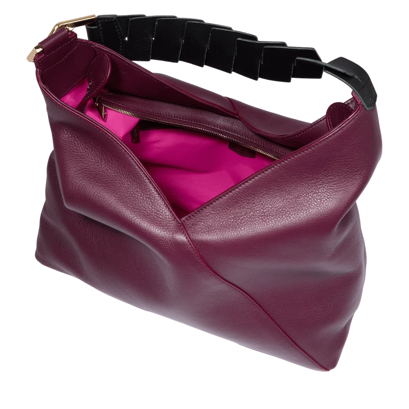 L ZIP HOBO BAG