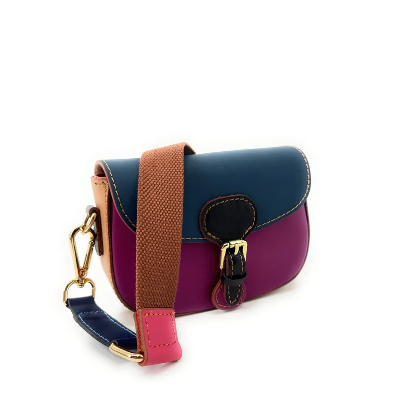 Mini-sac en cuir lisse MINI MADDY Multicolore 5