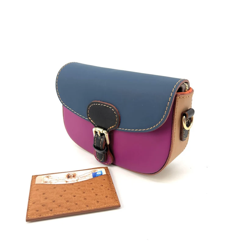 Mini-sac en cuir lisse MINI MADDY Multicolore 5