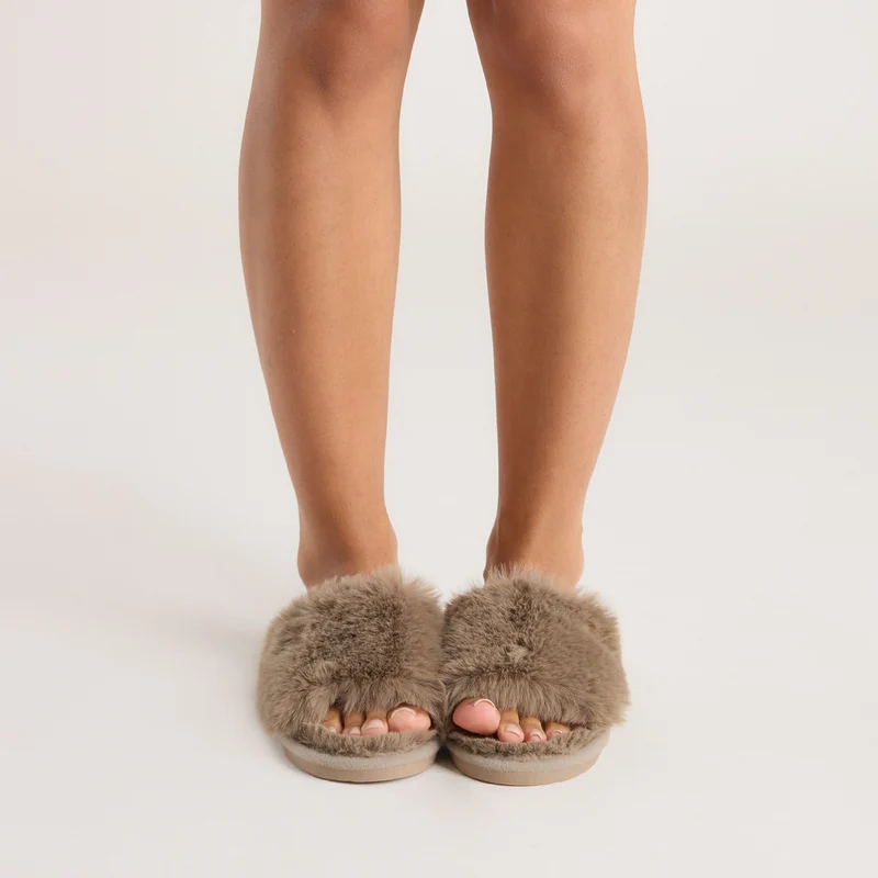 Pantoufle Scarlett - Taupe